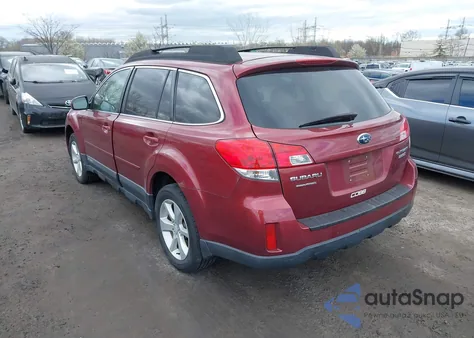 2013 Subaru Outback 2.5I Premium из США, поврежденный, VIN 4S4BRBCC7D3226407